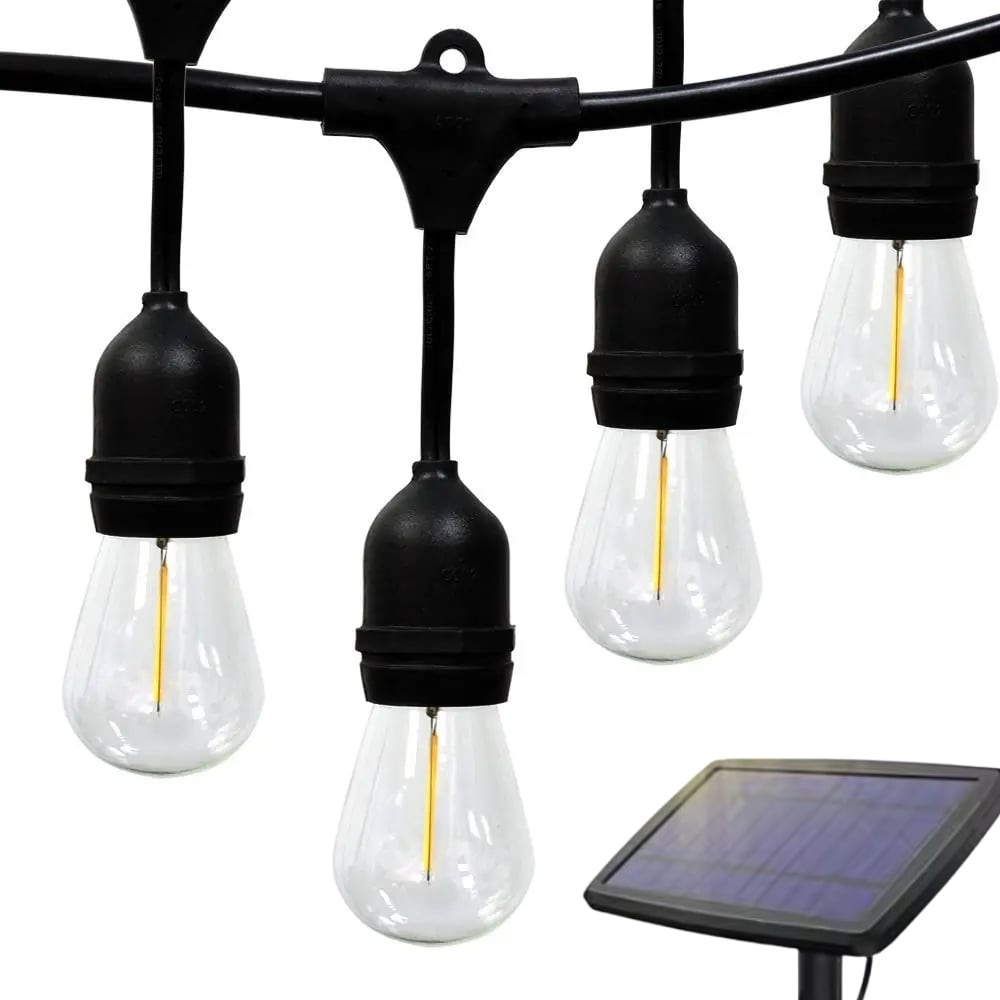 Forlife Güneş Enerjili Solar 10 Adet Led Ampullü 10 Metre Led Işık Seti