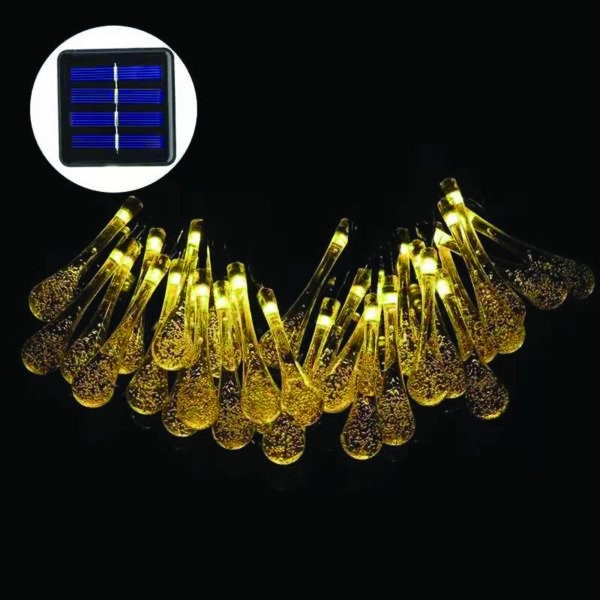 20W Solar 5 Metre 7 Mod Işık Zinciri FL-3256 ( 2 ADET )