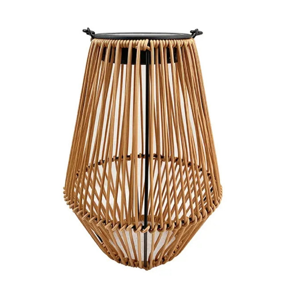 10Watt Rattan Güneş Enerjili Solar Dekoratif Bahçe Armatürü
