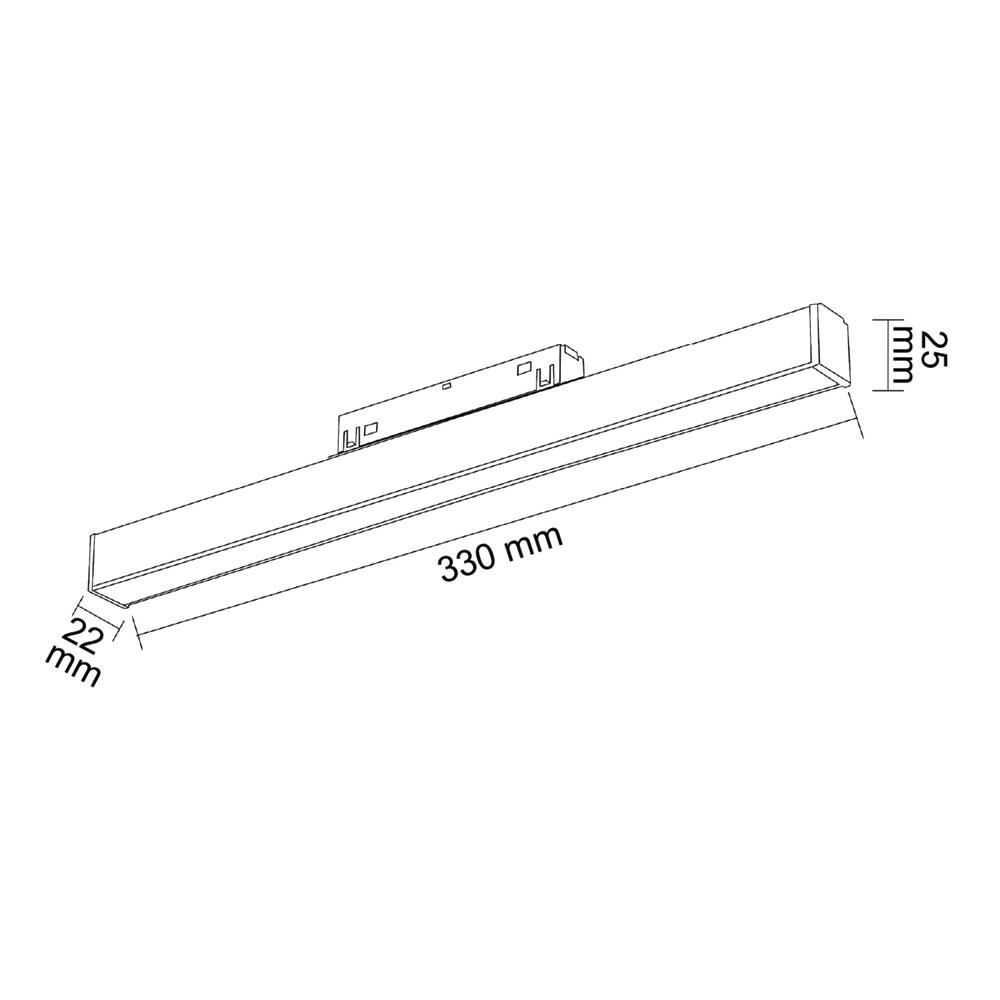 Opak Difüzörlü Magnet Armatür FL-6603
