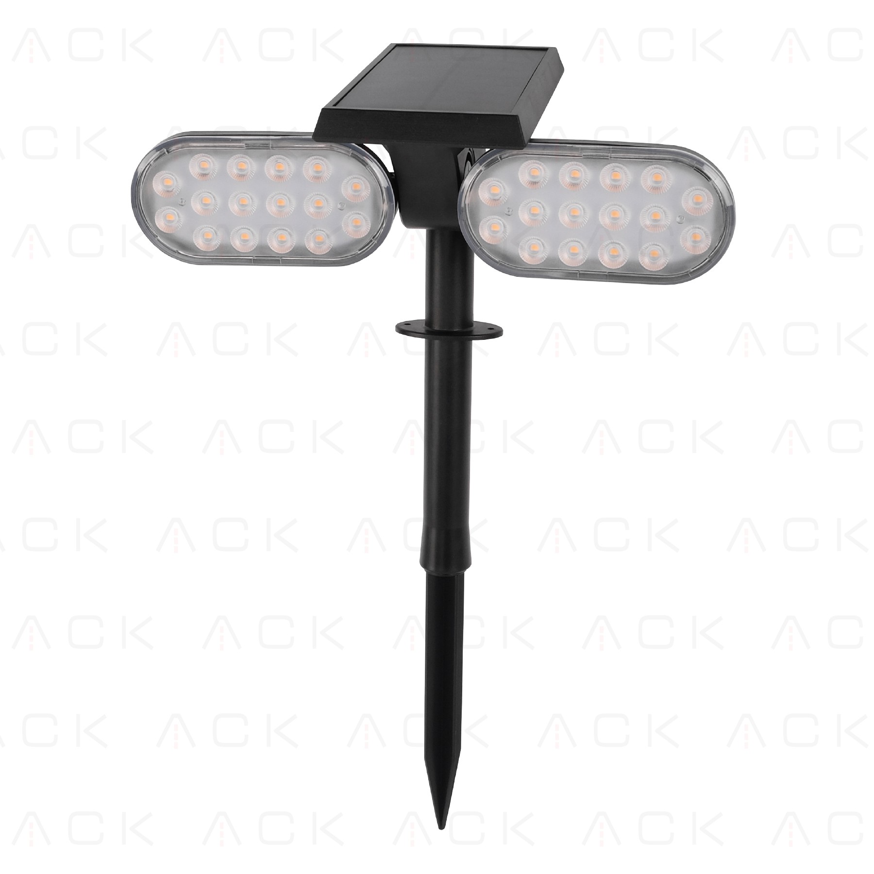 ACK Hareketli Solar LED Bahçe Armatürü AG60-02801 - GÜN IŞIĞI