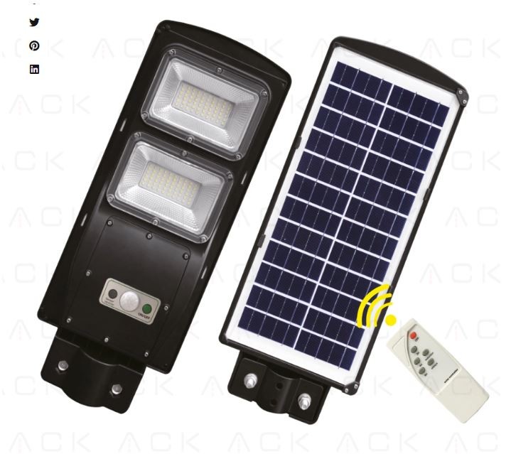 ACK 60W Solar LED Sokak Armatürü – Uzaktan Kumandalı-AT42-06031