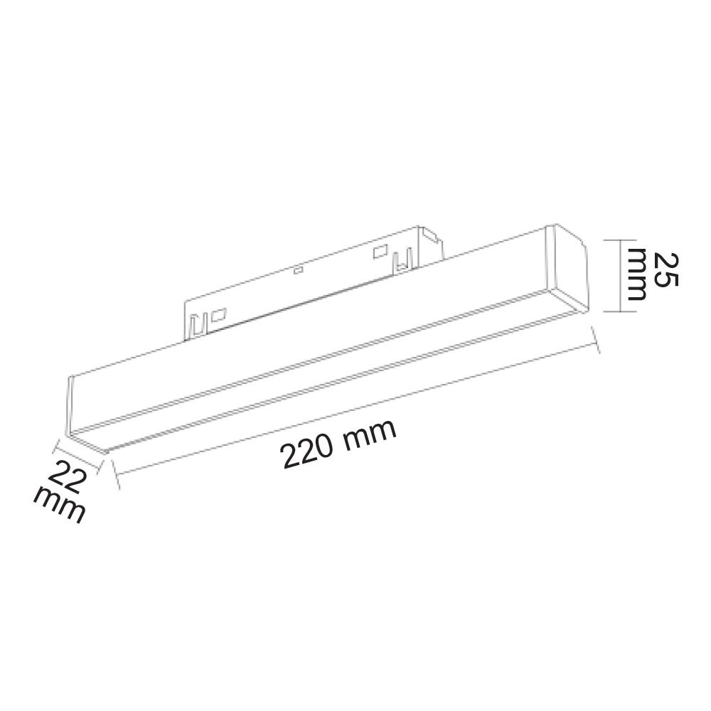 Opak Difüzörlü Magnet Armatür FL-6601