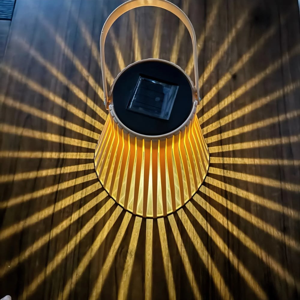 10Watt Rattan Güneş Enerjili Solar Dekoratif Bahçe Armatürü