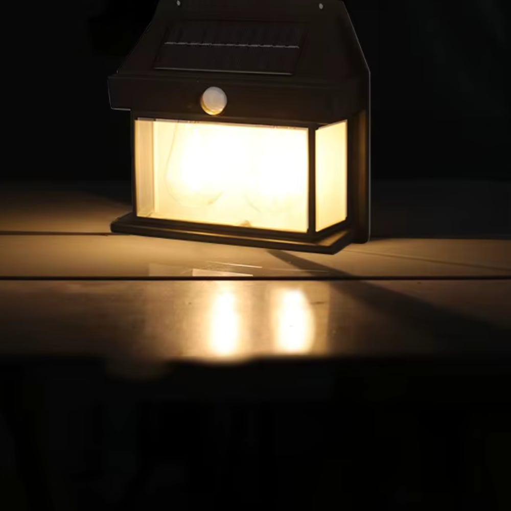 24Watt Güneş Enerjili Solar Dekoratif Duvar Apliği