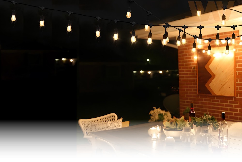 Forlife Güneş Enerjili Solar 10 Adet Led Ampullü 10 Metre Led Işık Seti
