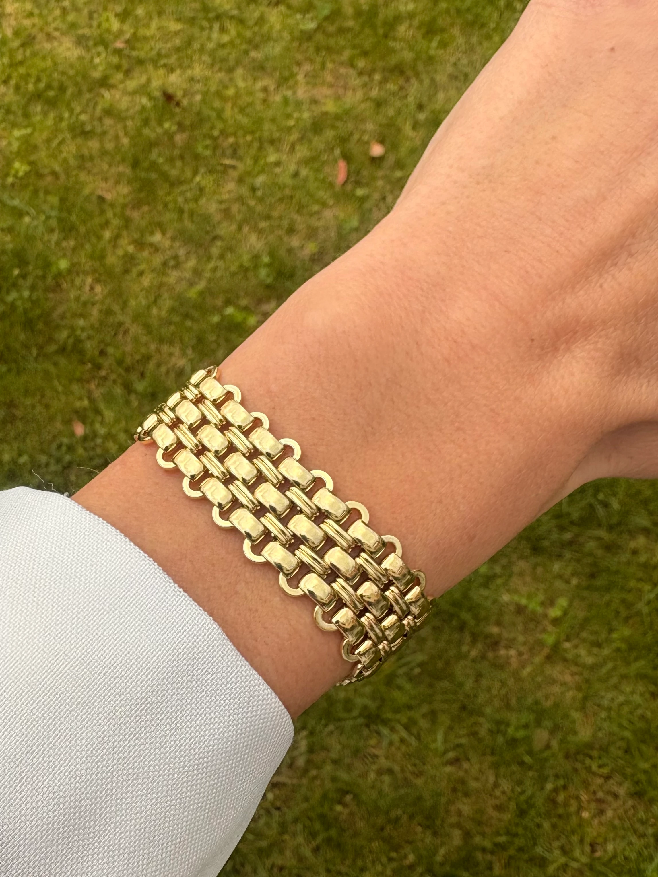 Geniş Üçsıra Geçmeli Bileklik