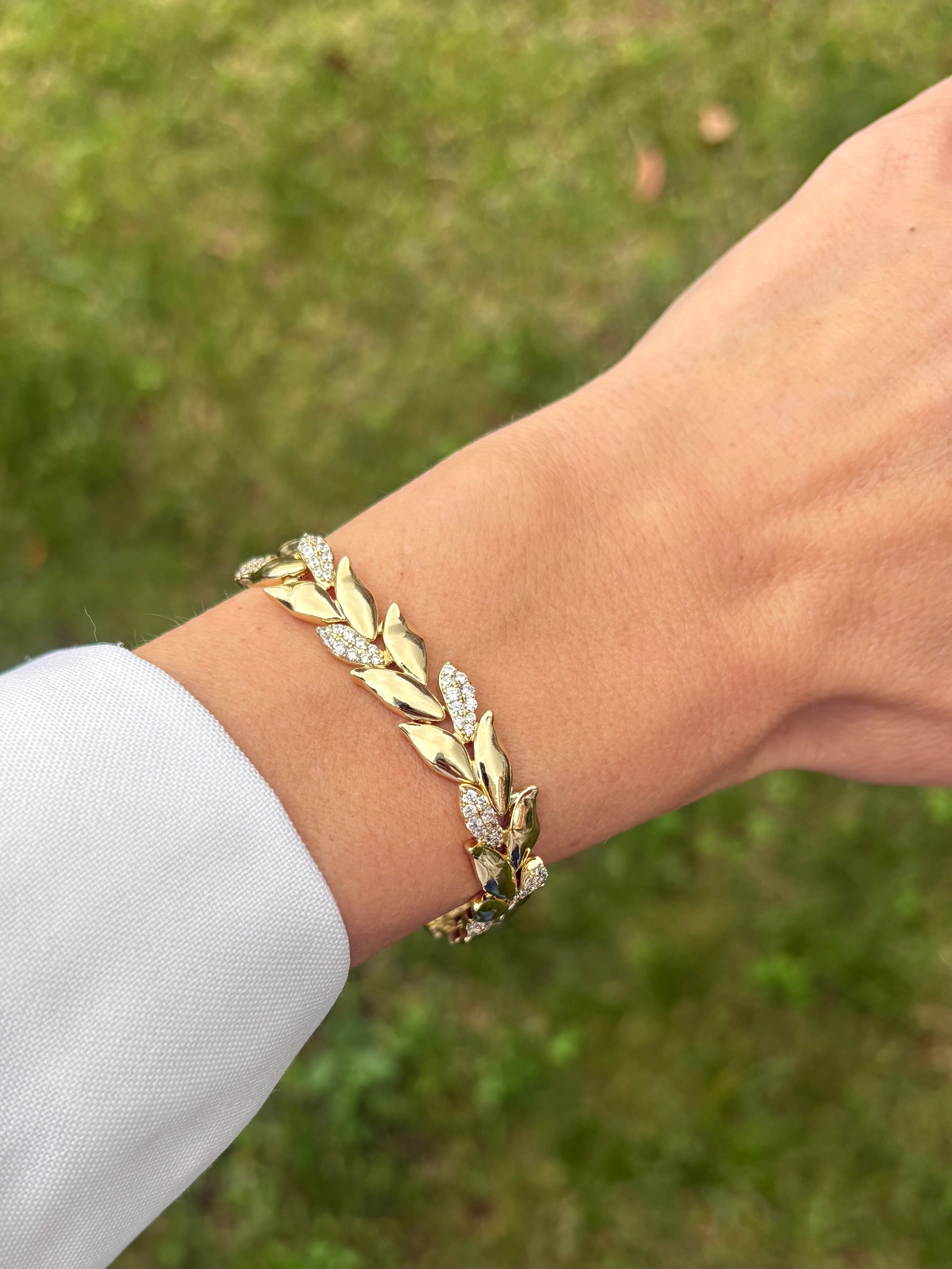 Lale Desen Taşlı Bileklik