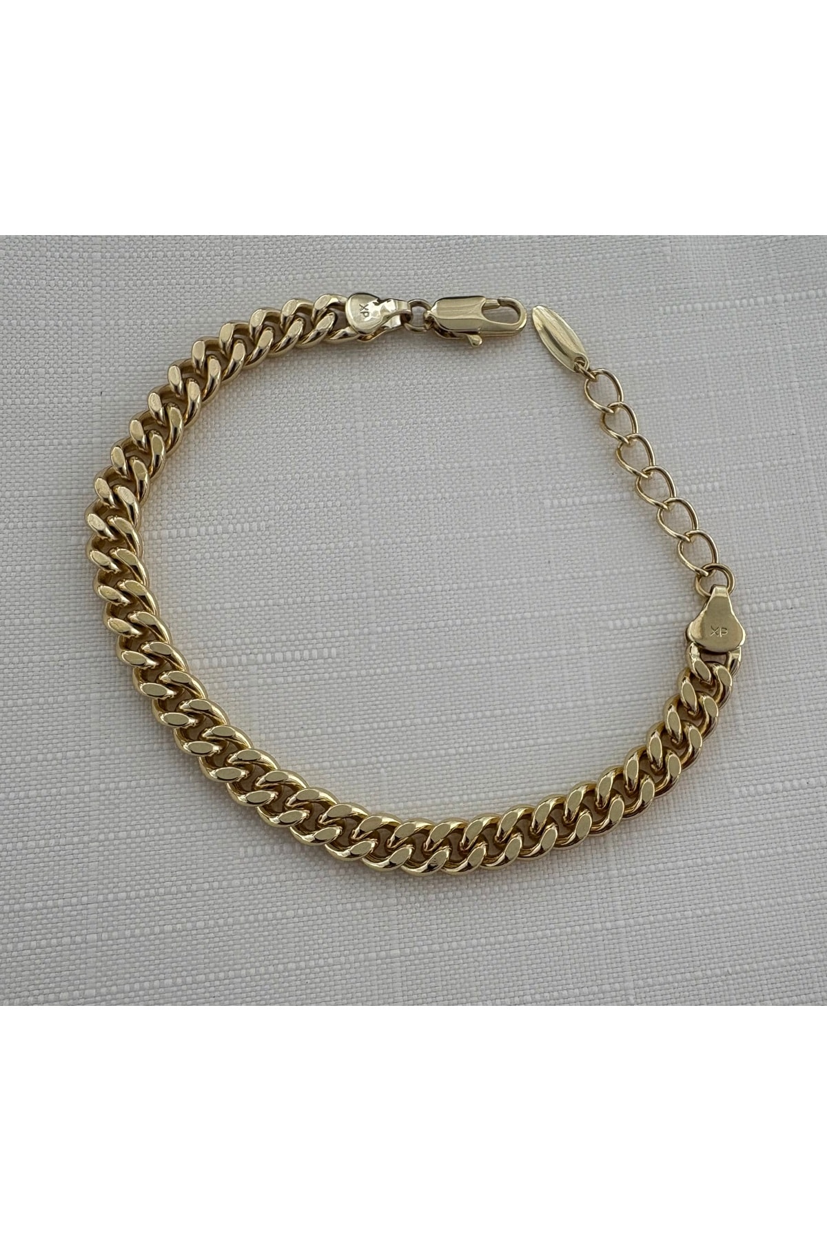 1Nolu Altın Kaplama Gurmet Model Bileklik Kararmaz 14K Rengindedir 18 +4cm