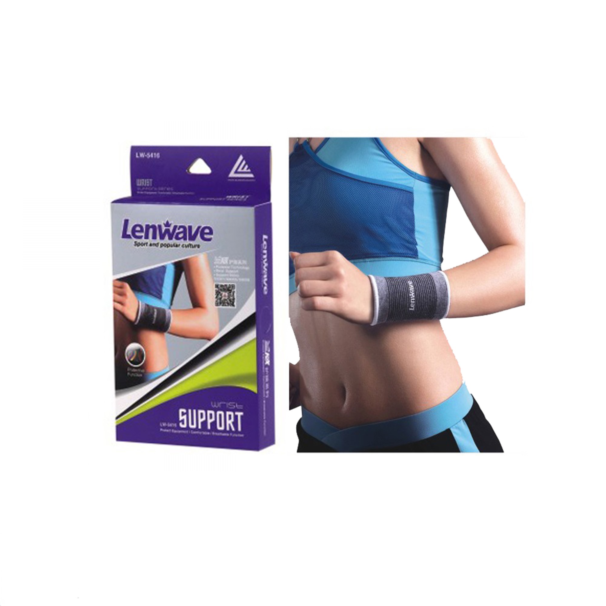 LENWAVE LW-0942 BİLEK TER BANDI - ANTRASİT