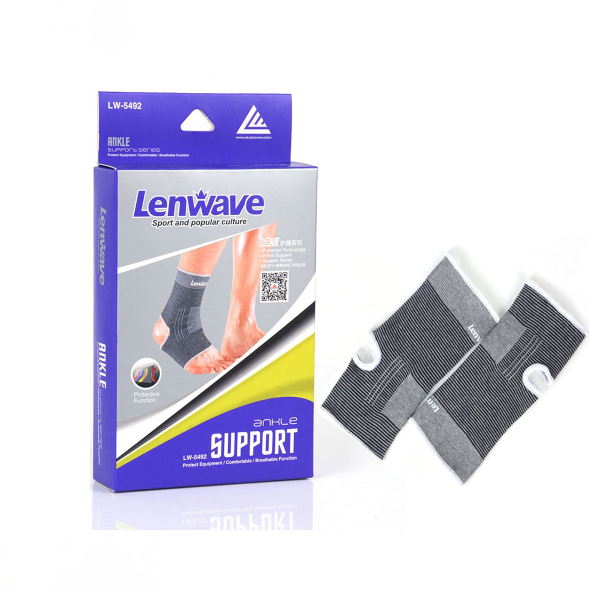 LENWAVE  LW-0924 AYAK BİLEĞİ KORUYUCU TOPUK AÇIK ÇORAP