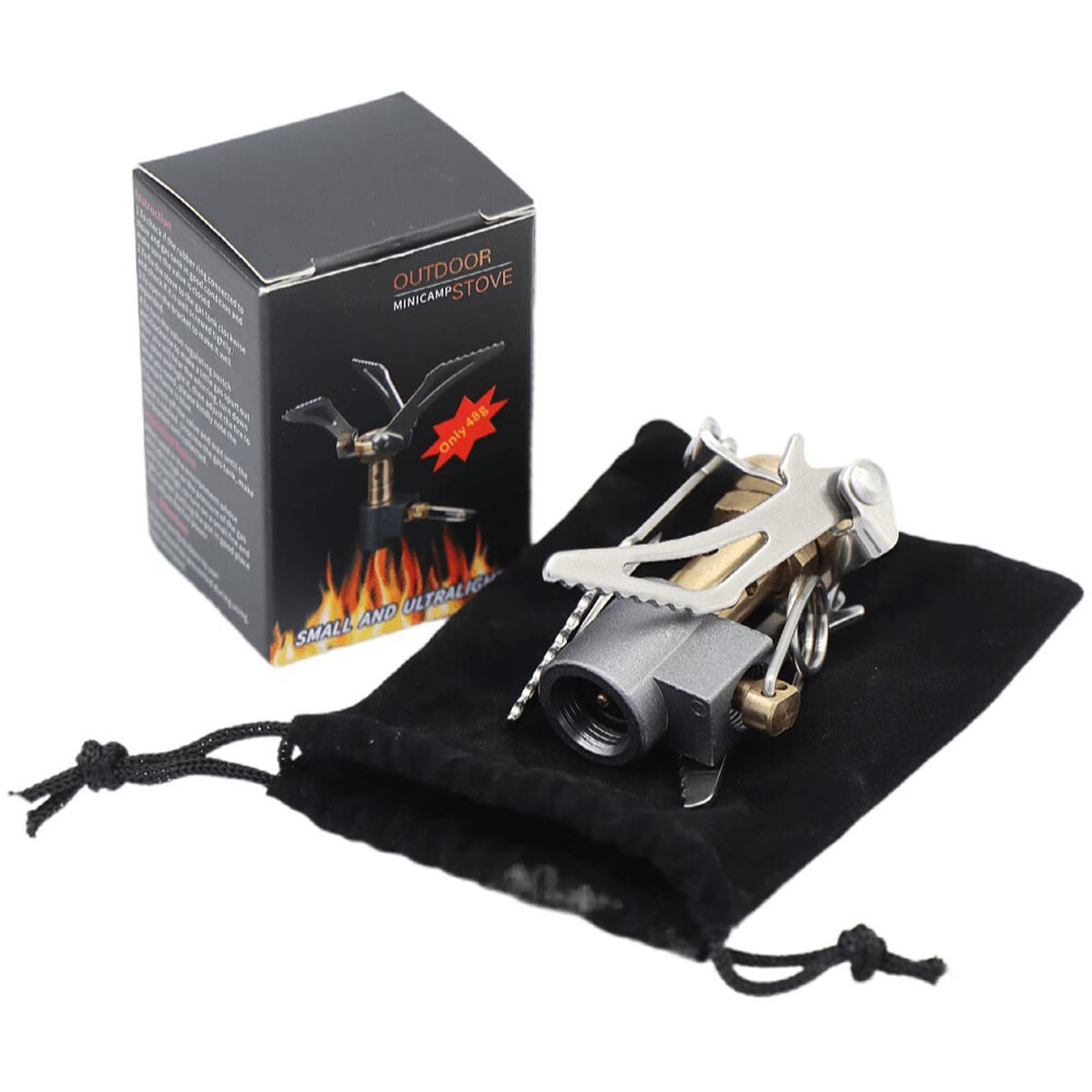 Sportface SF-0144 Kamp Mini Cep Ocak [Stove] - 8.5x6.9 cm | Kompakt, Hafif ve Güçlü Kamp Ocağı