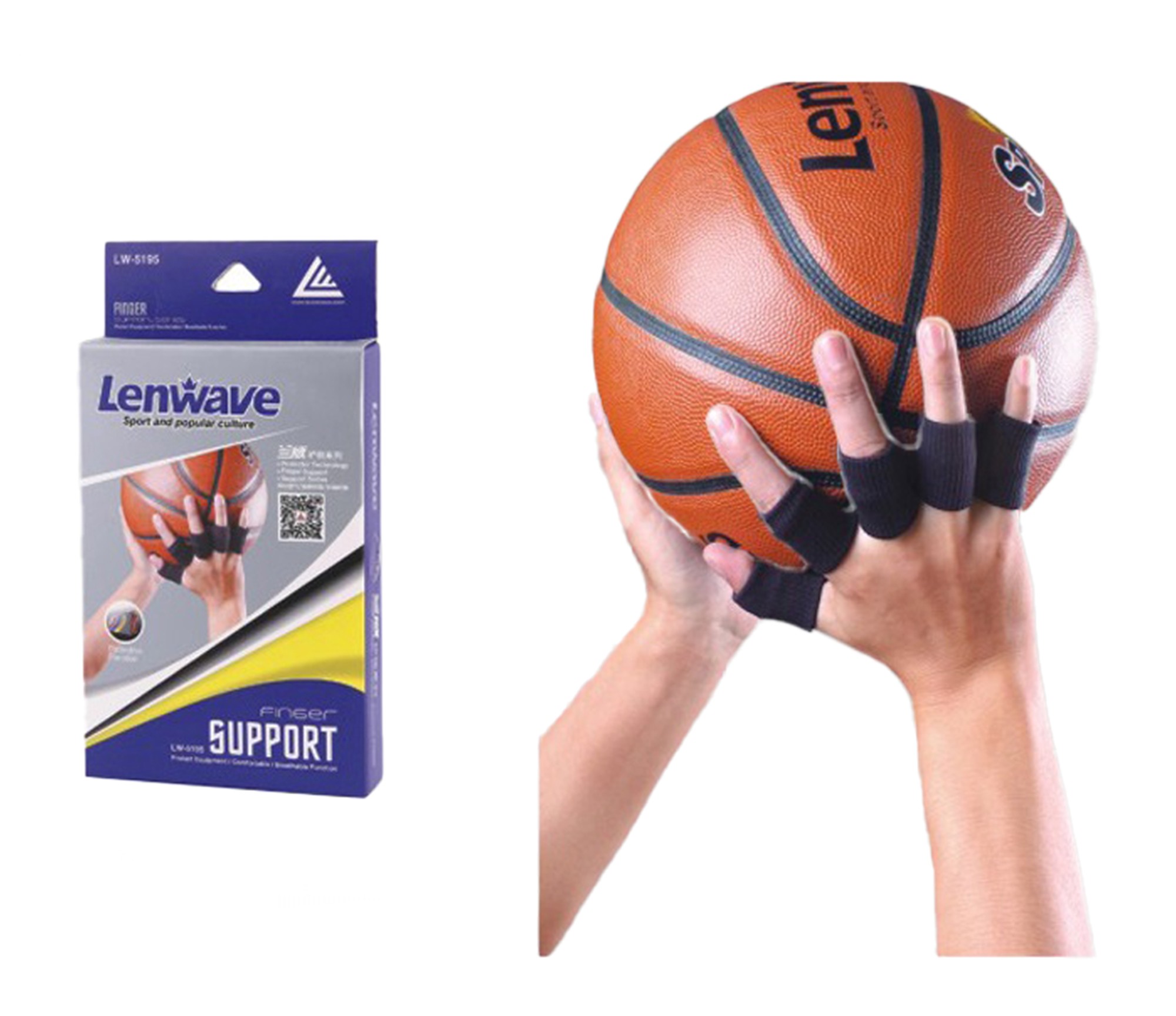 LENWAVE LW-0930 BASKETBOL KORUYUCU BAND - SİYAH