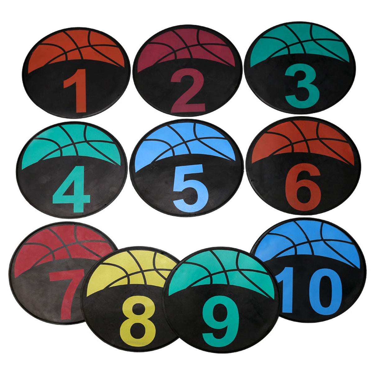 Sportface SF-BP02 10'lu Basketbol Antrenman Yer İşaret Seti