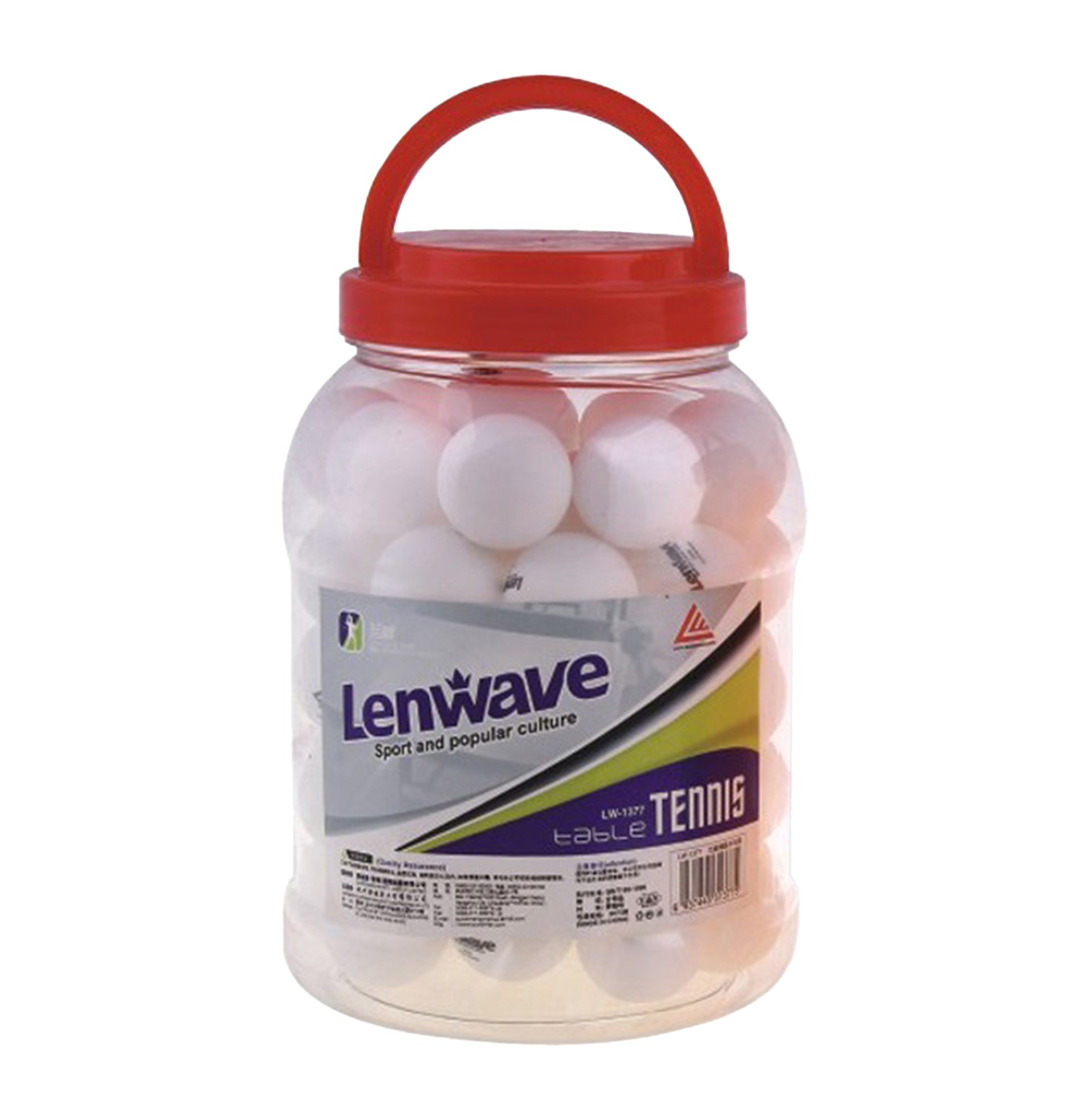 LENWAVE LW-0367 60'LI MASA TENİS TOPU - BEYAZ