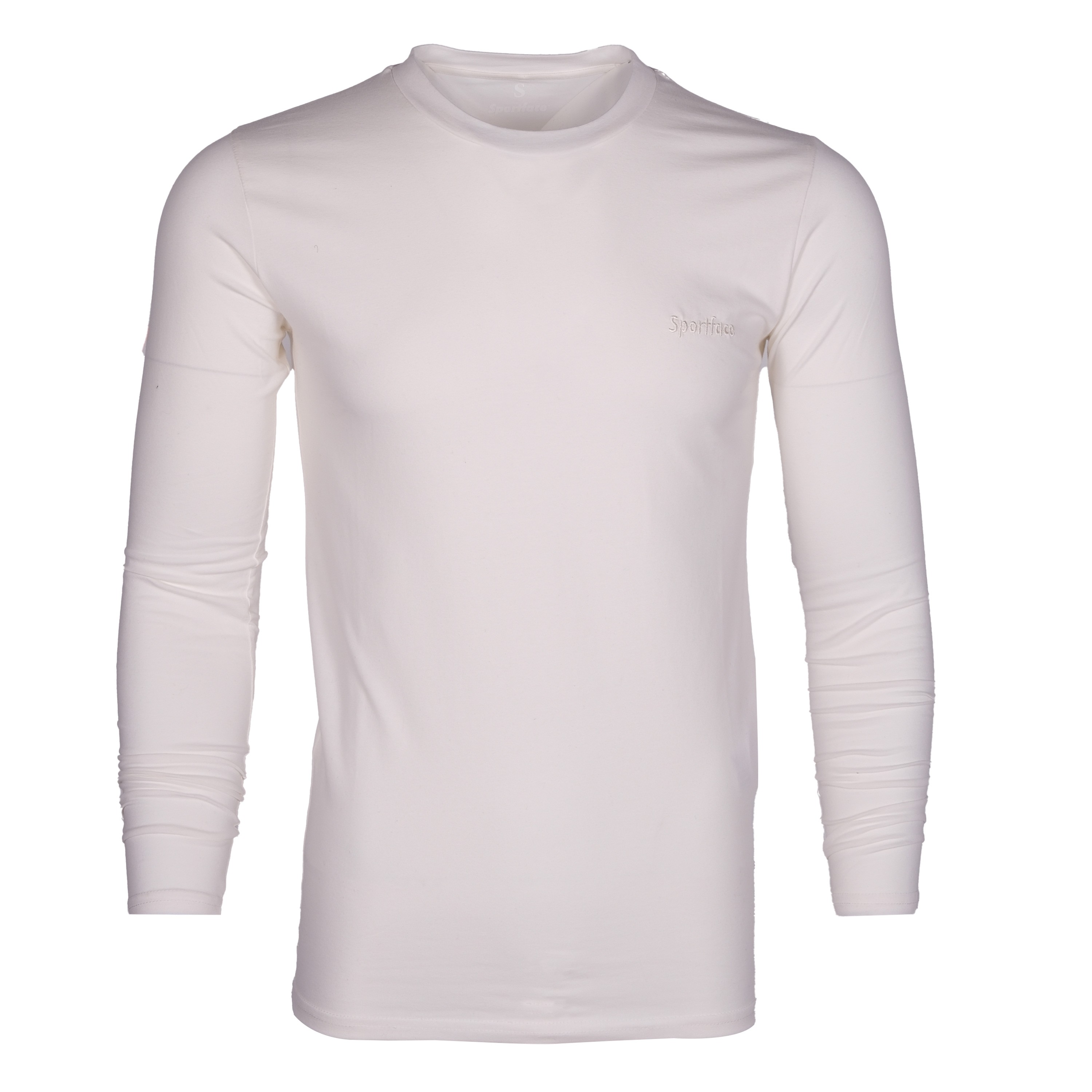 Sportface SF-0006 Sıfır Yaka Uzun Kollu Slim Fit Tişört