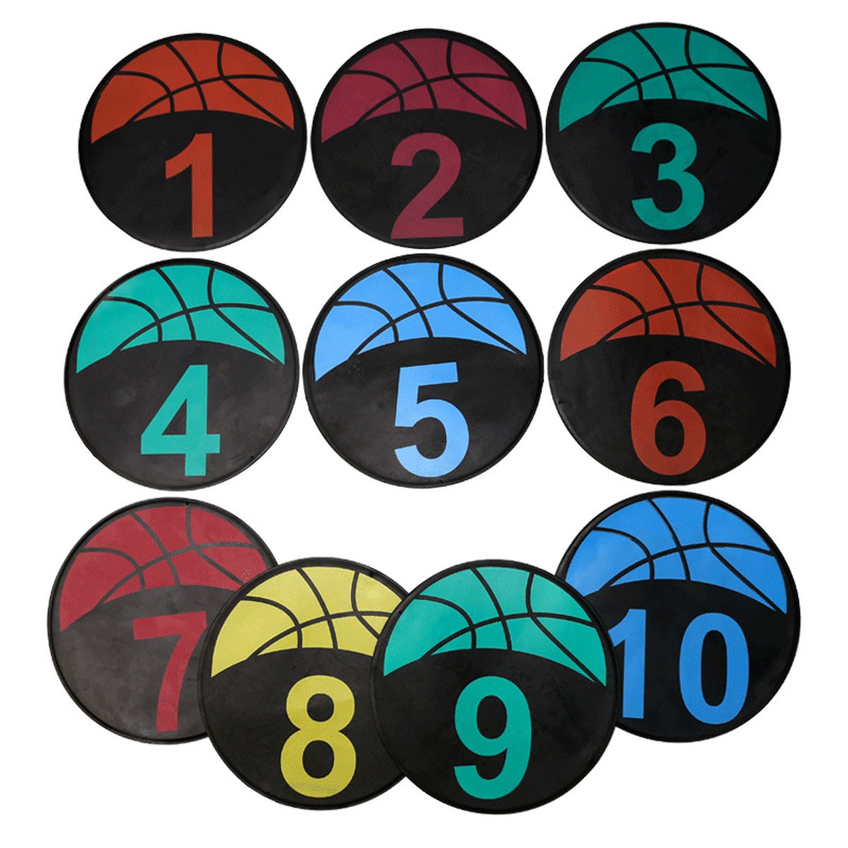 Sportface SF-BP02 10'lu Basketbol Antrenman Yer İşaret Seti