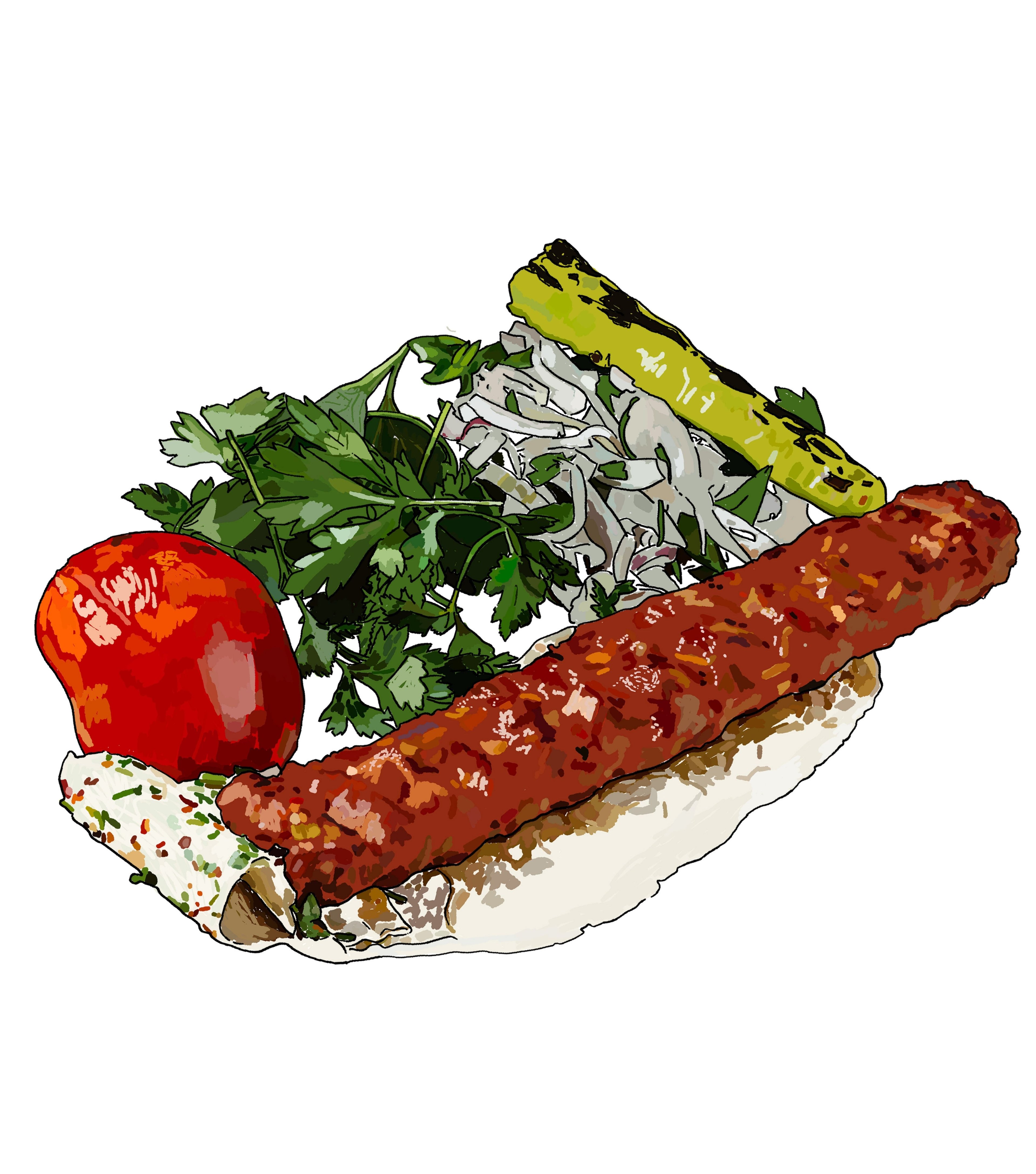 Adana Kebap Tişört - antrasit