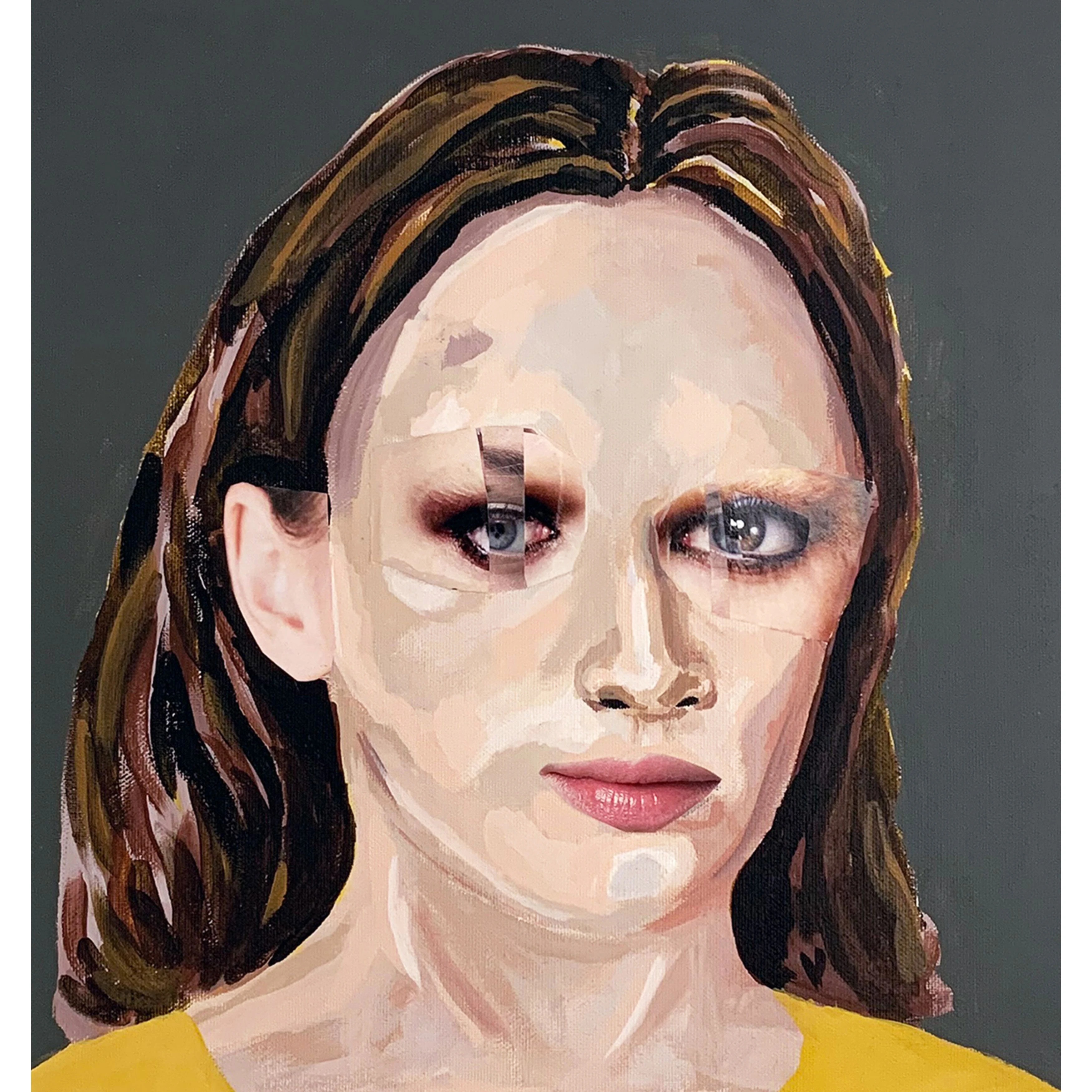 Mouvment // Acrylic and mix media on canvas