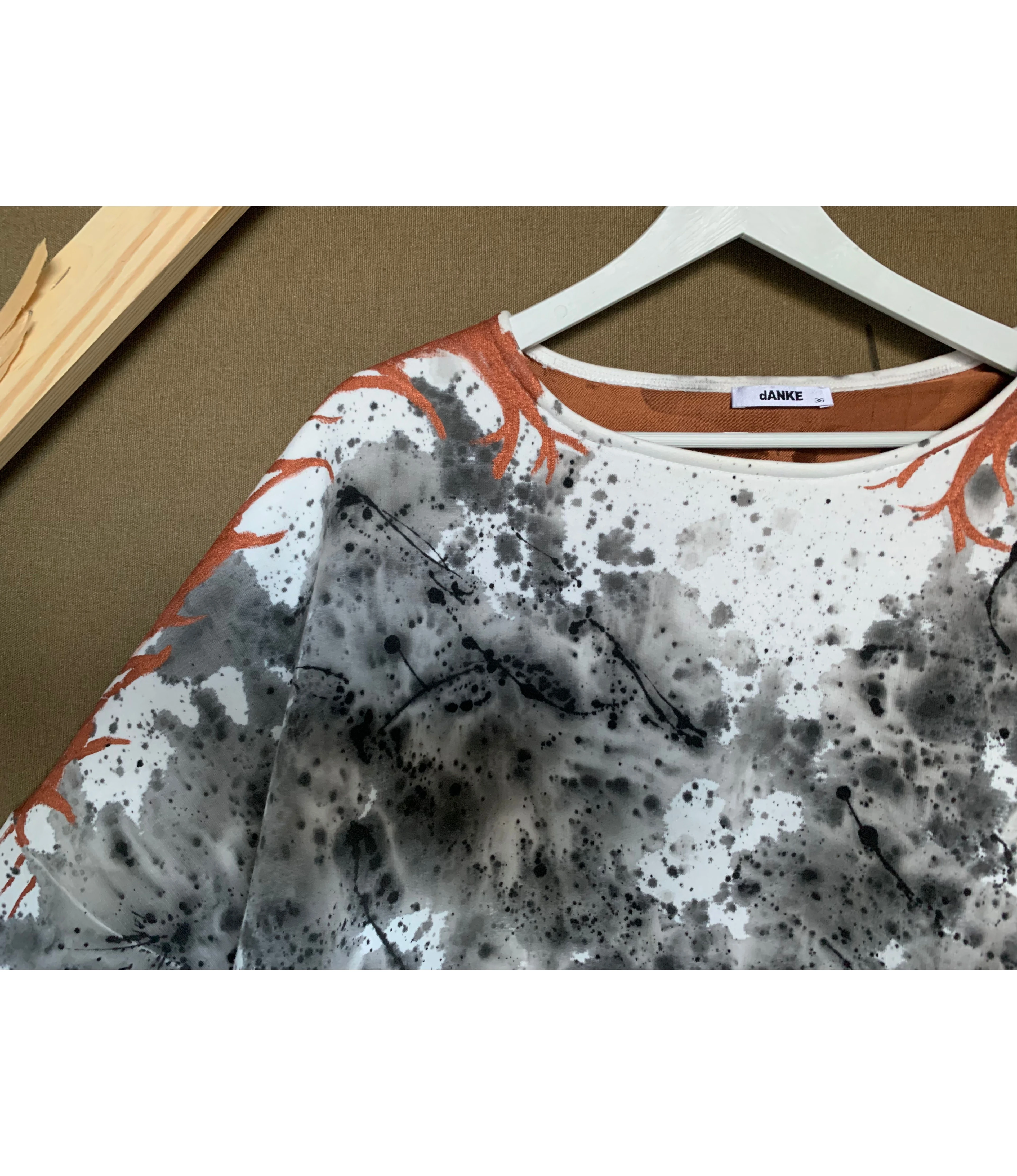 COPPER CROP SWEATSHIRT