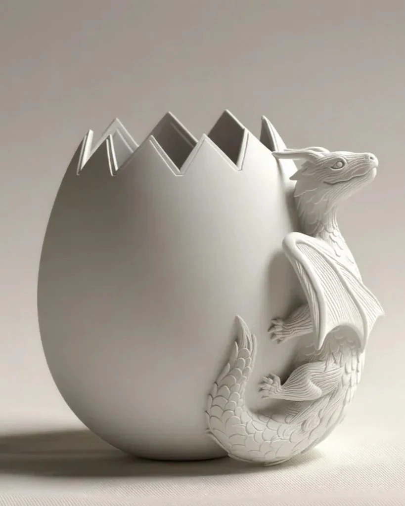 Ejderha Saksı / Kalemlik / Saklama Kabı