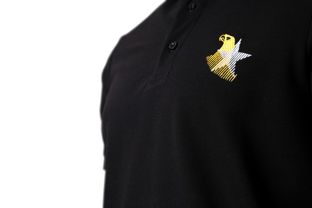 Polo Yaka Siyah Tişört