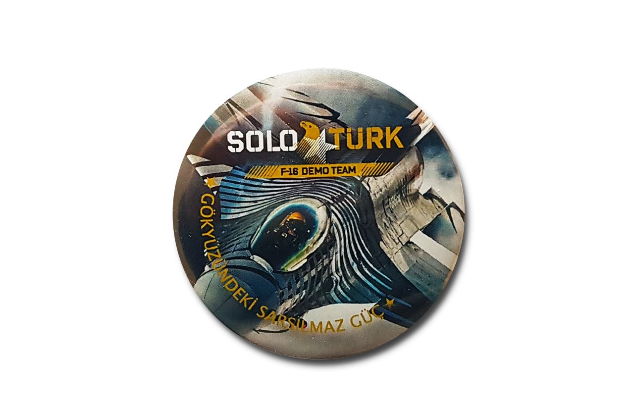Solotürk F16 Buton Rozet