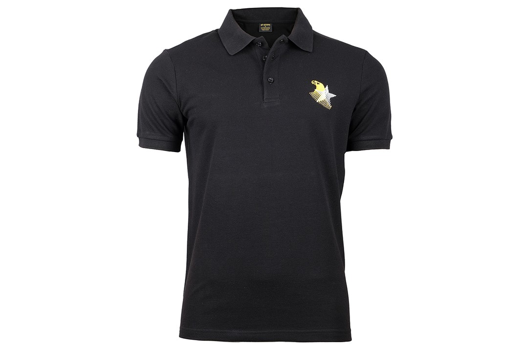 Polo Yaka Siyah Tişört