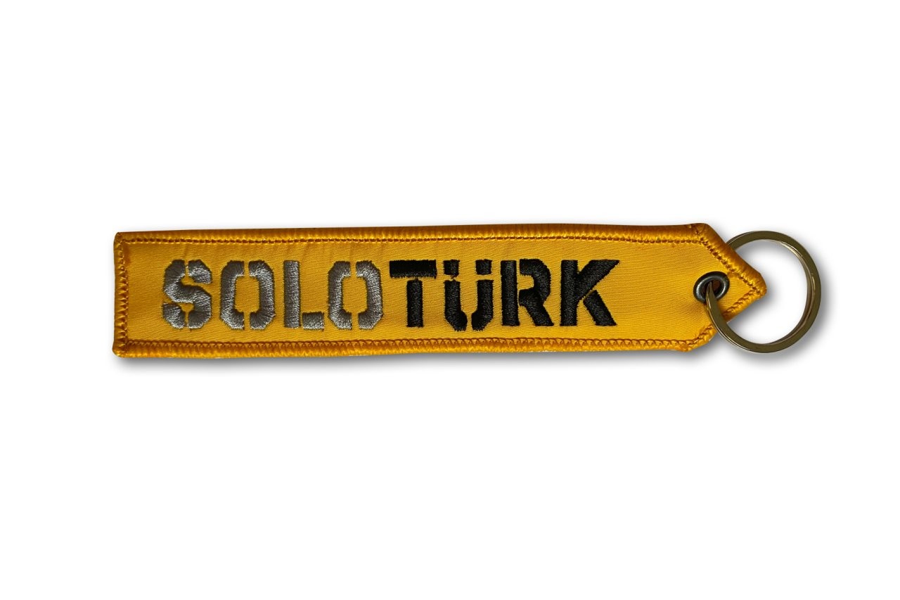 Sarı Üçgen İmza Anahtarlık