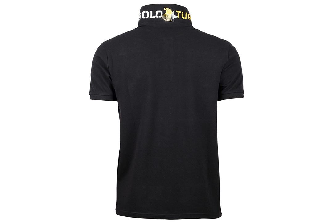 Polo Yaka Siyah Tişört