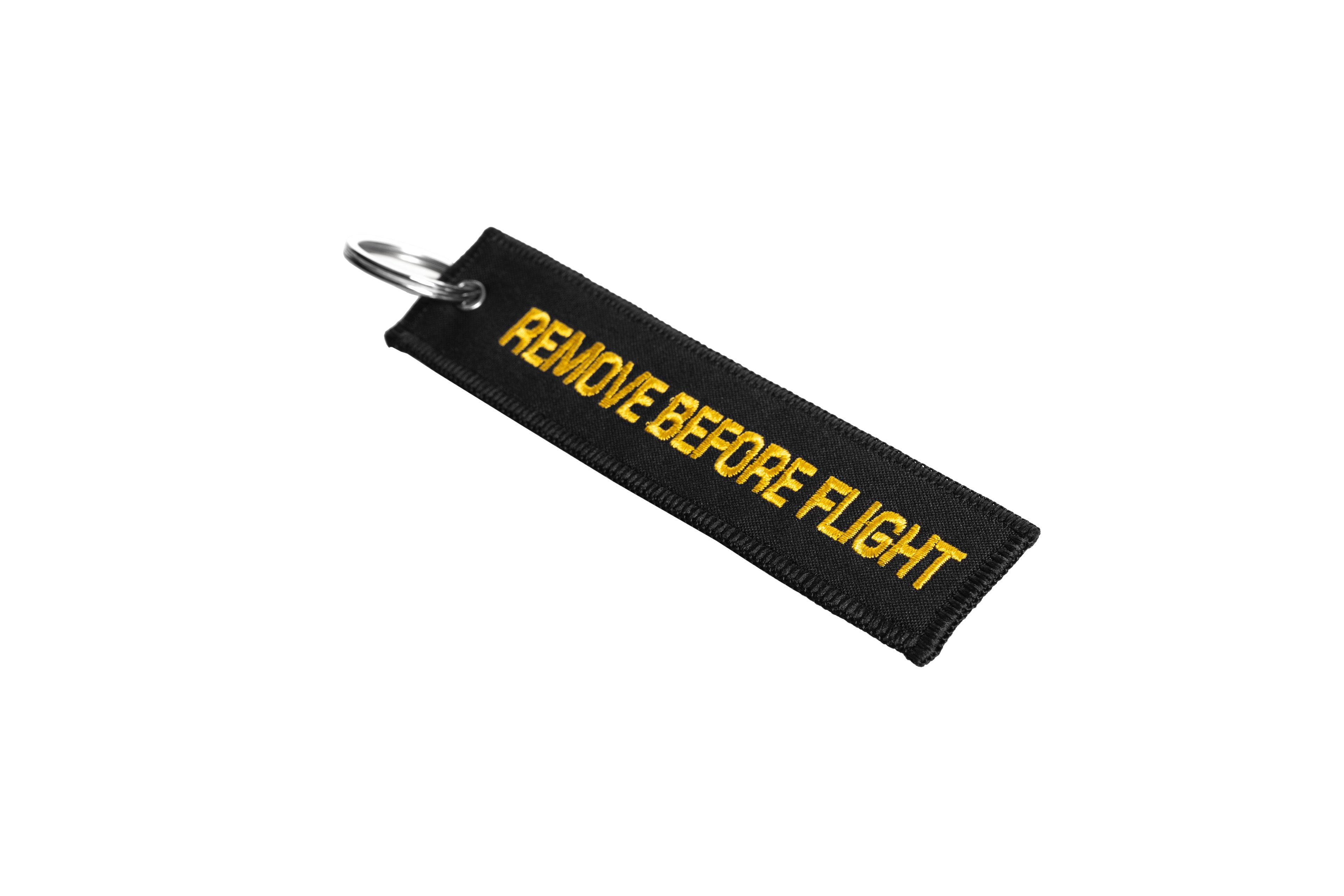 Siyah Remove Before Flıght Anahtarlık
