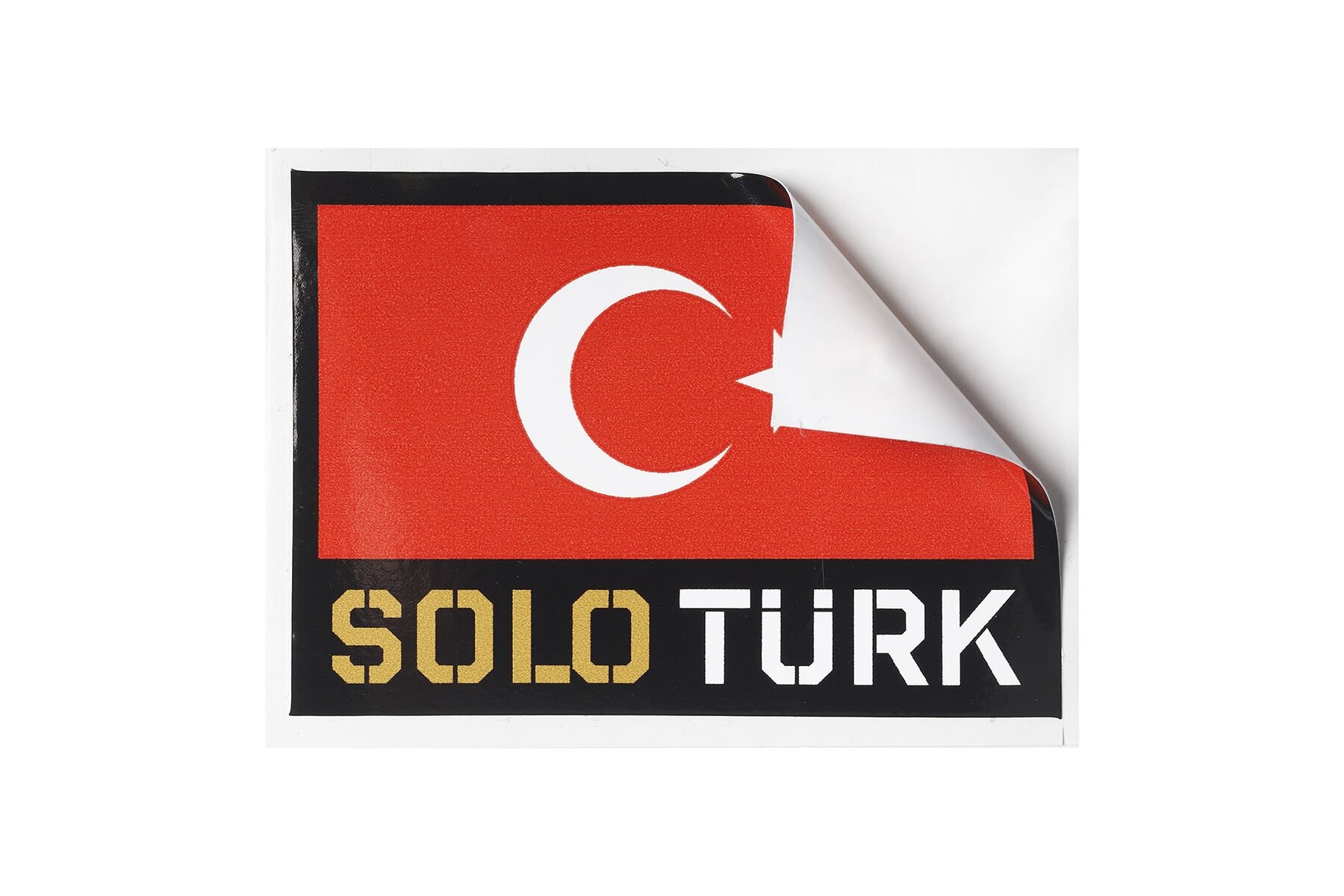 Türk Bayraklı Solotürk Sticker