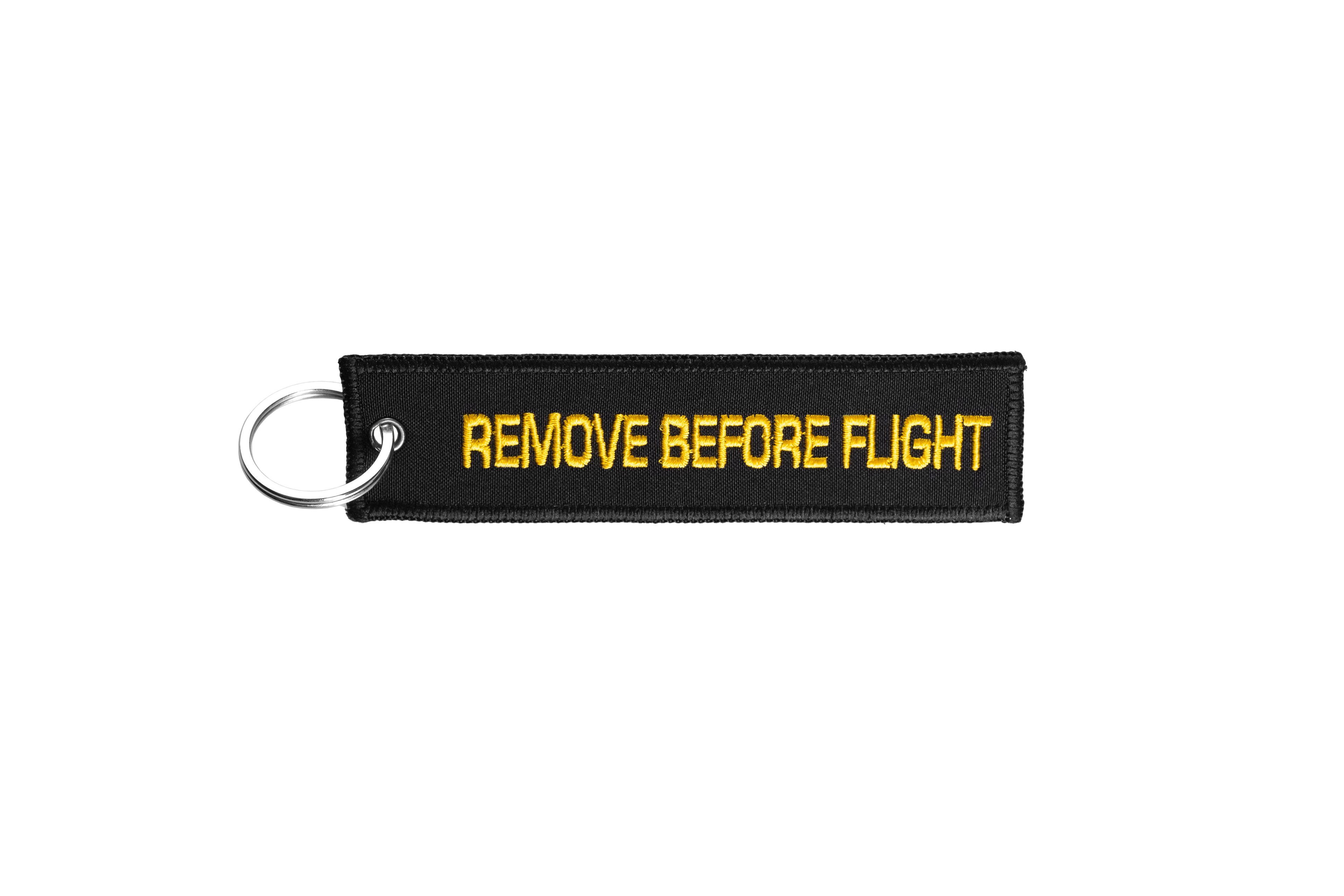 Siyah Remove Before Flıght Anahtarlık