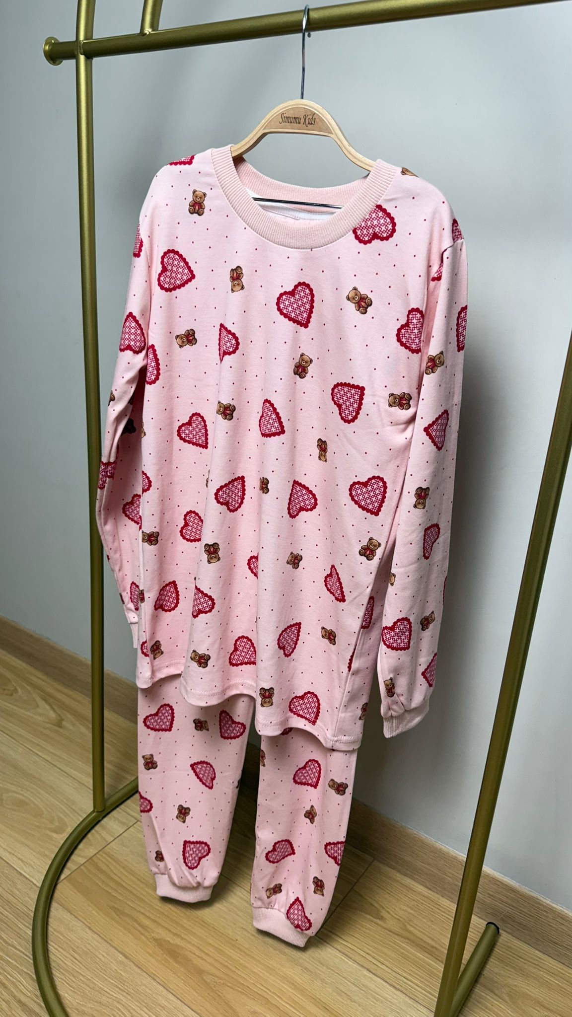 AYICIK KALPLİ PİJAMA TAKIMI