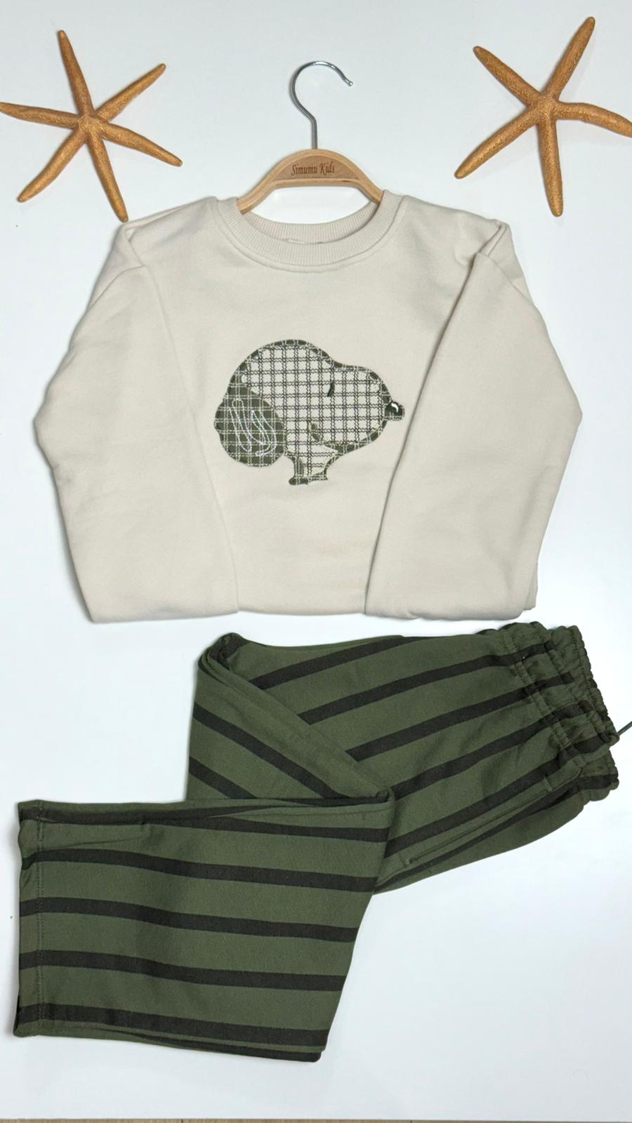 DOG YEŞİL ÇİZGİLİ TAKIM