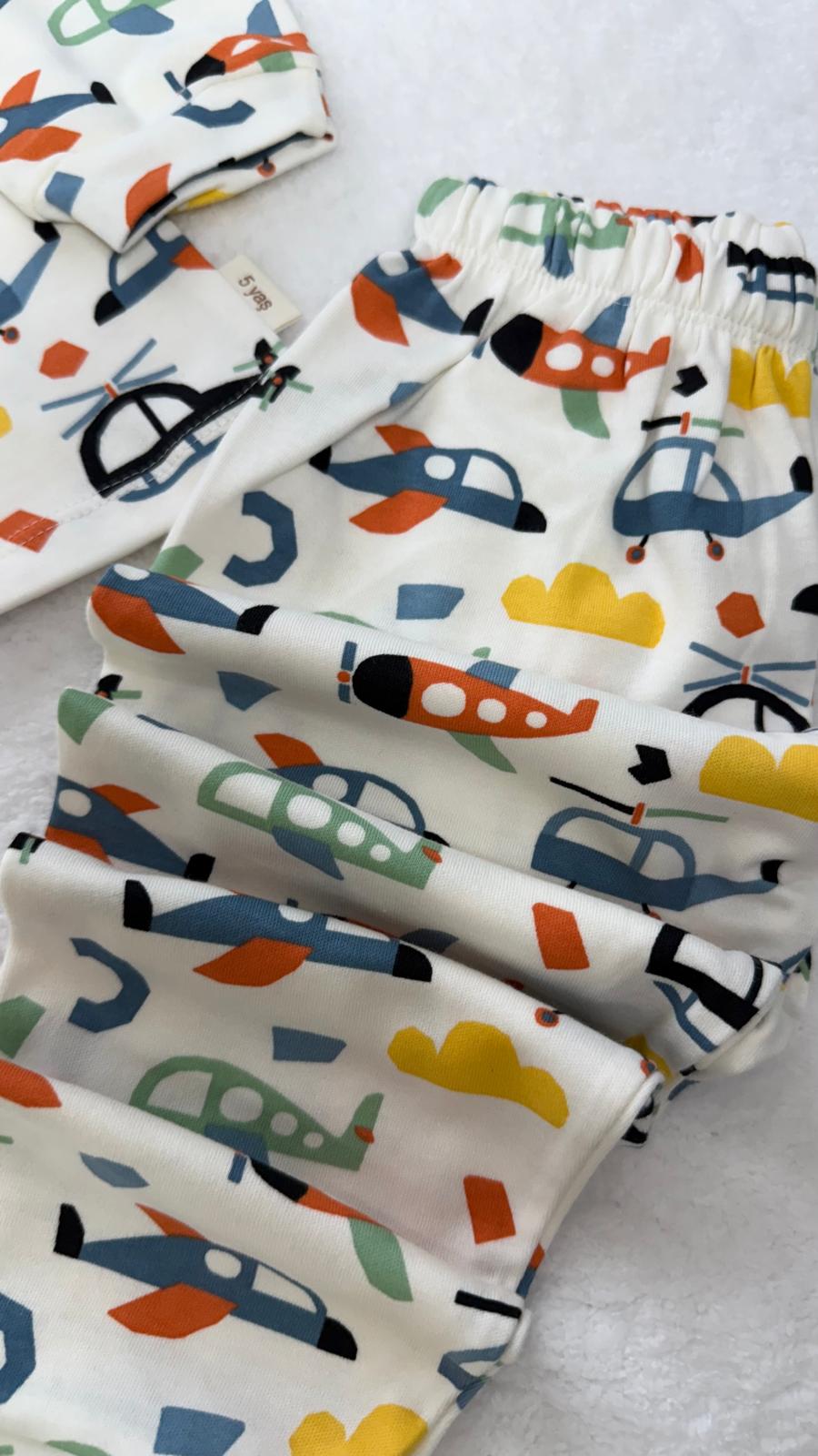 HELİKOPTER PİJAMA TAKIMI