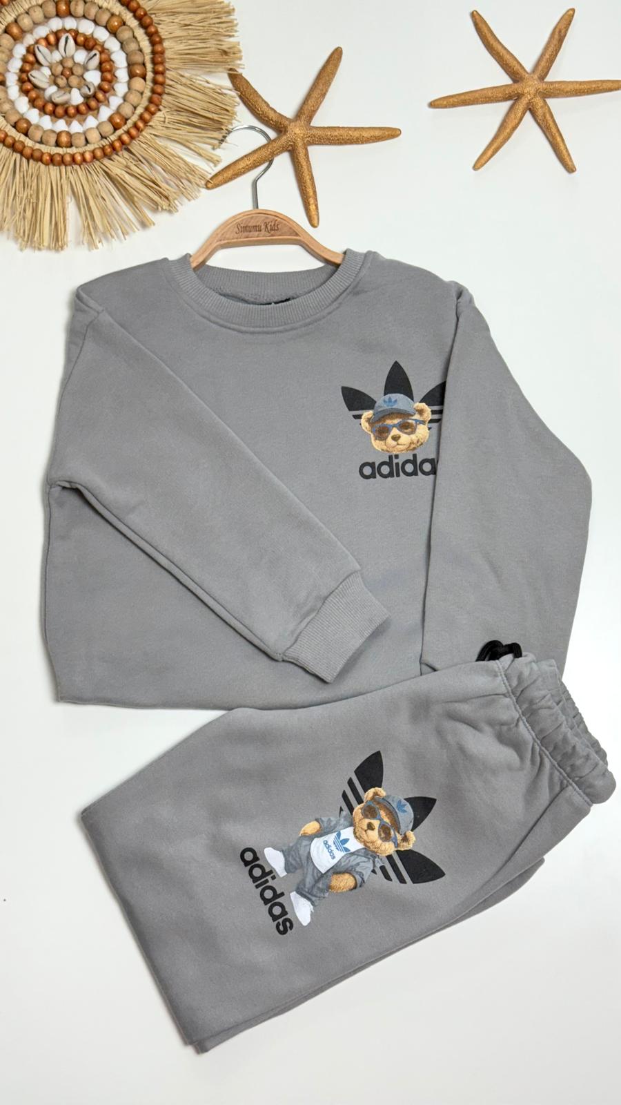 ADİDAS BEAR GRİ TAKIM