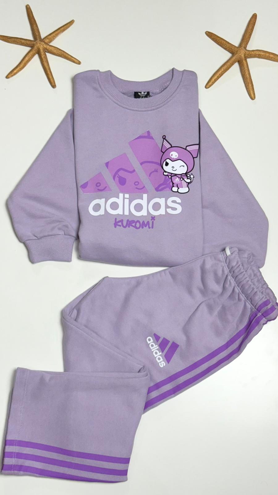 ADİDAS KUROMİ MOR İKİLİ TAKIM
