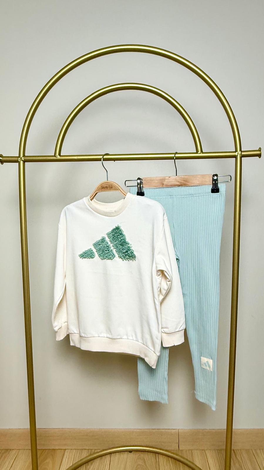 ADİDAS AÇIK YEŞİL TAYTLI TAKIM