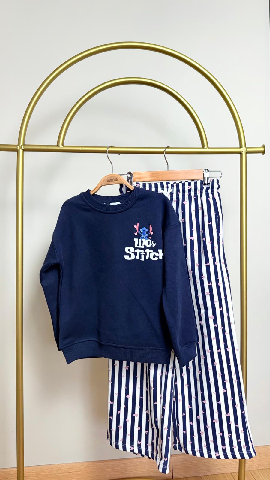 STİTCH LACİVERT TAKIM 