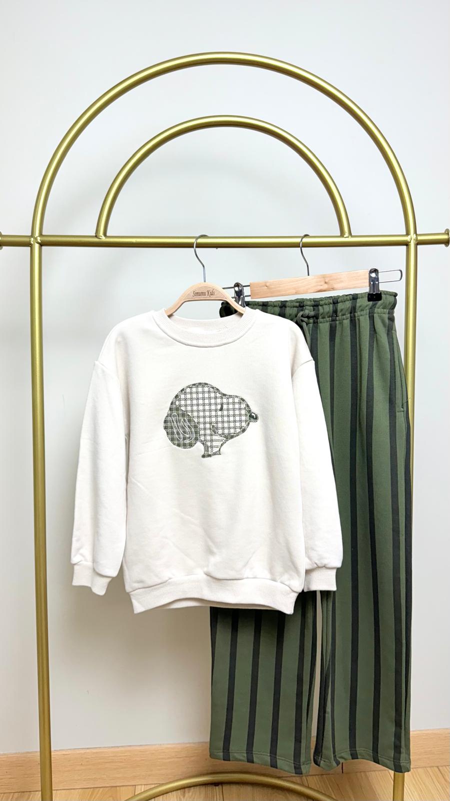 DOG YEŞİL ÇİZGİLİ TAKIM