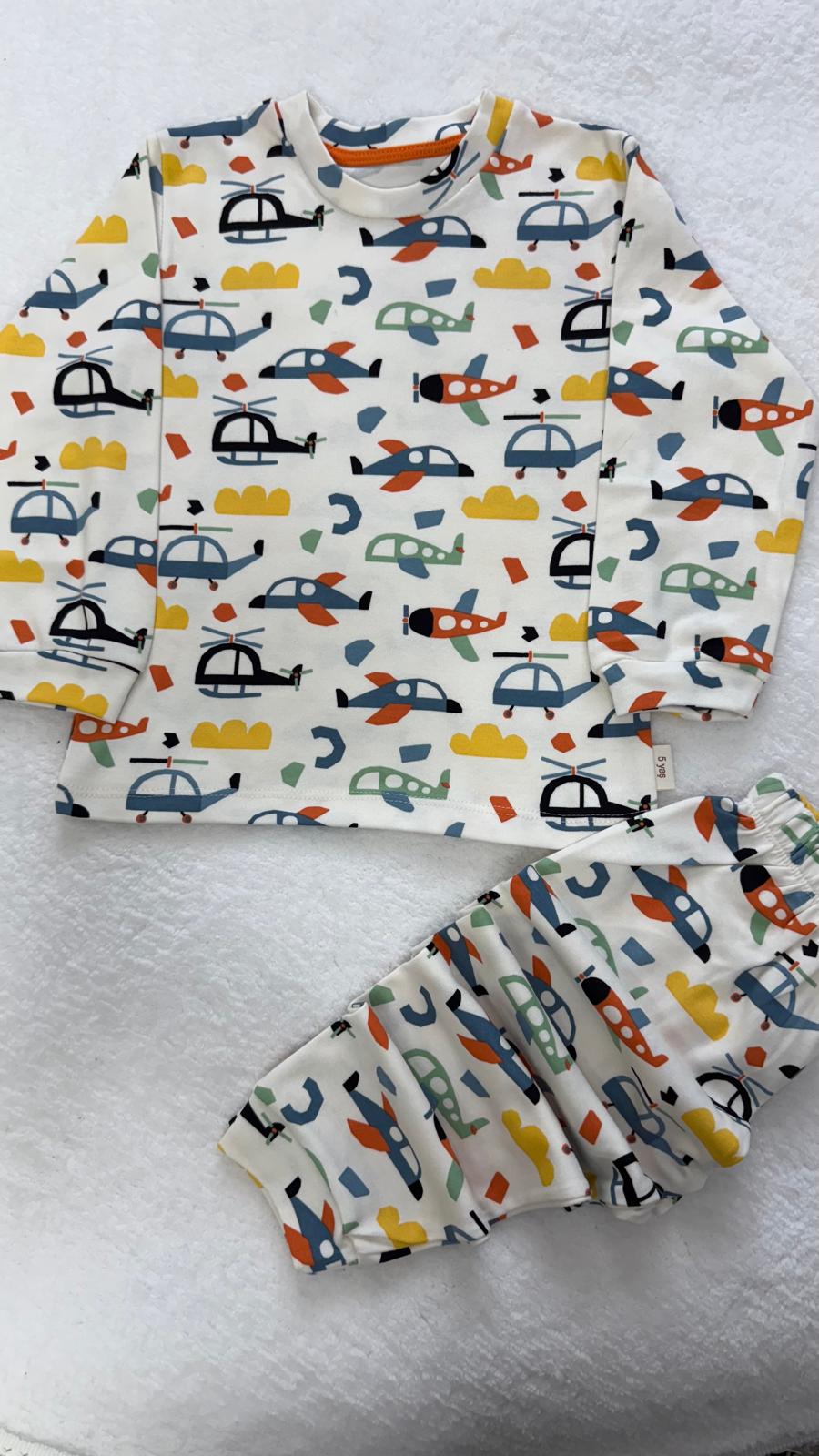 HELİKOPTER PİJAMA TAKIMI