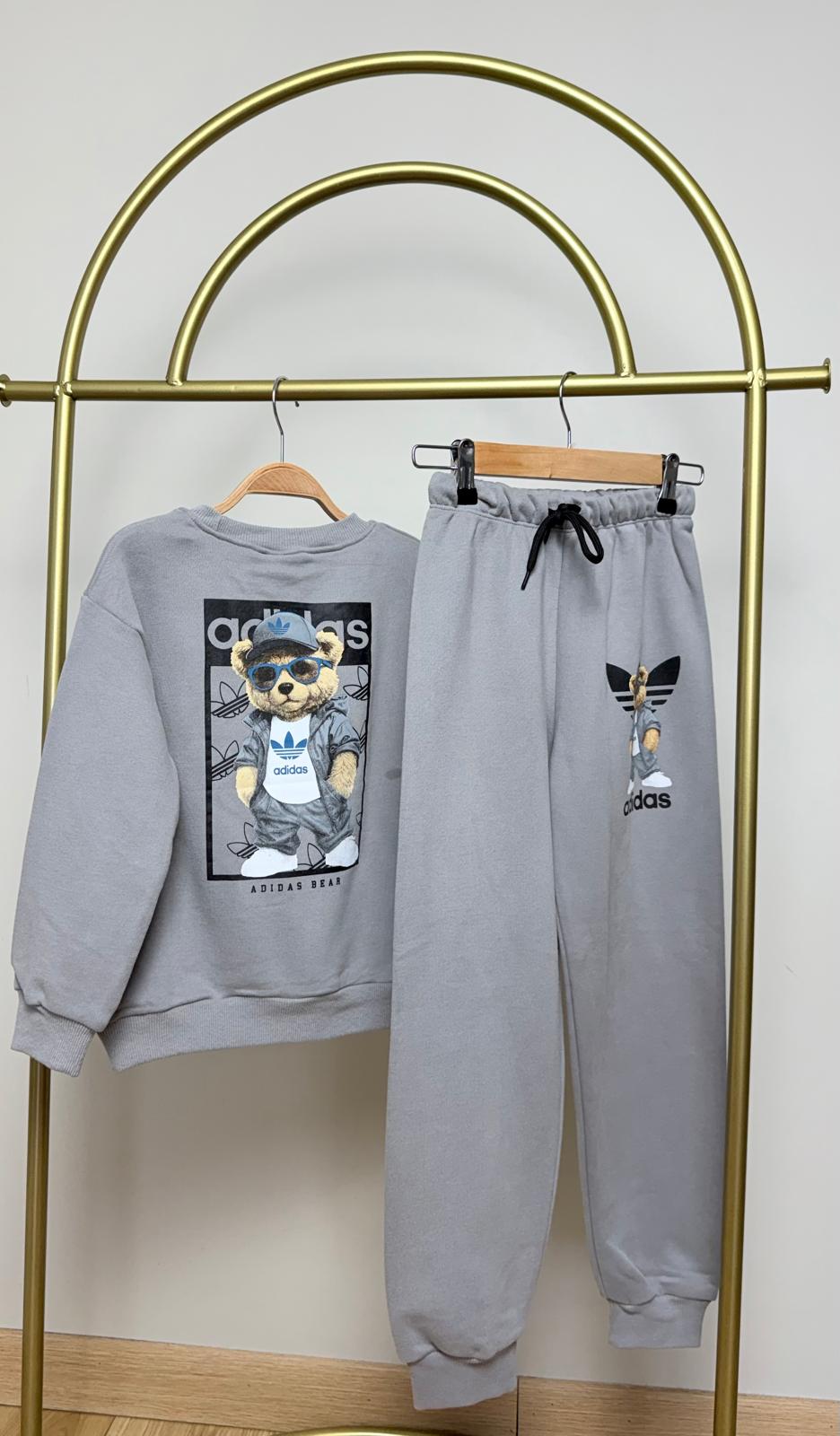ADİDAS BEAR GRİ TAKIM