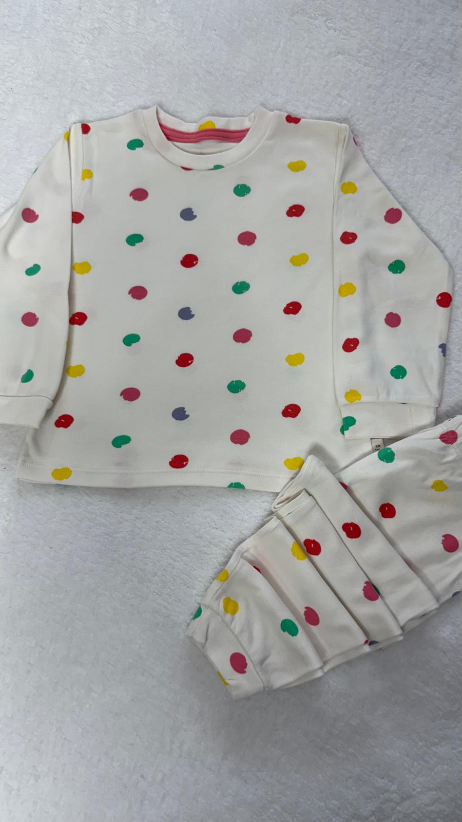 PUANTİYELİ PİJAMA TAKIMI