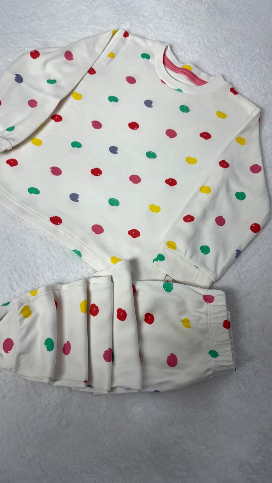 PUANTİYELİ PİJAMA TAKIMI