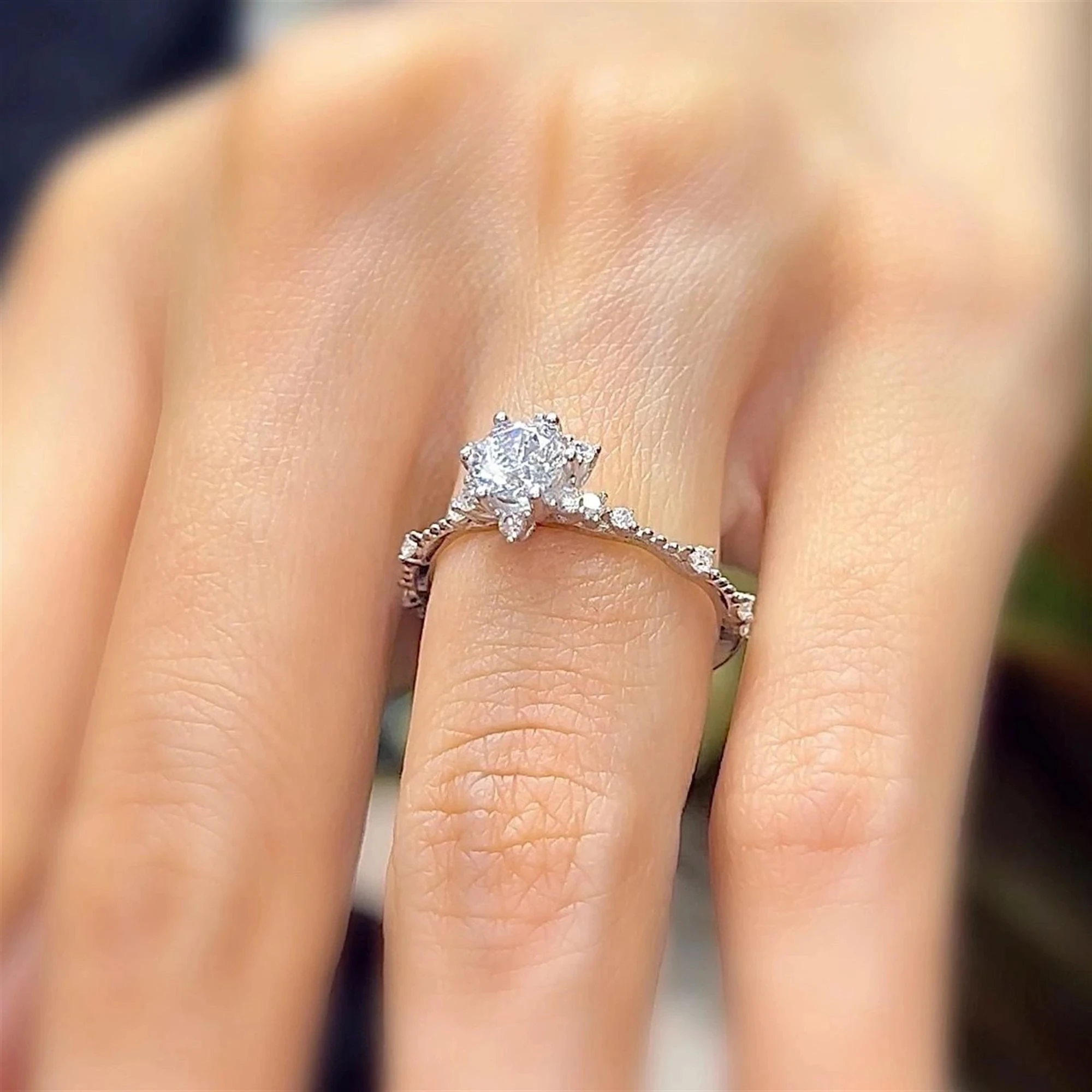 925 Ayar Gümüş Lotus Yüzük