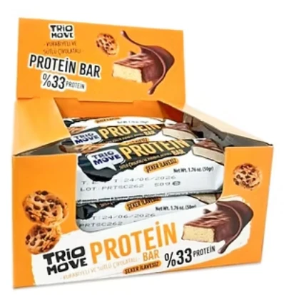 Trio Move Protein Bar 9 Adet X 50 Gr Kurabiye & Sütlü Çikolata