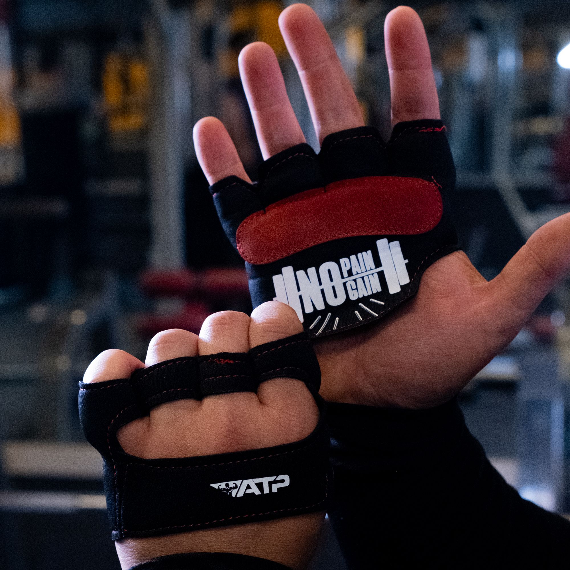 Atp  Iron Hands ( Avuç İçi Eldiven ) [ Kırmızı ]