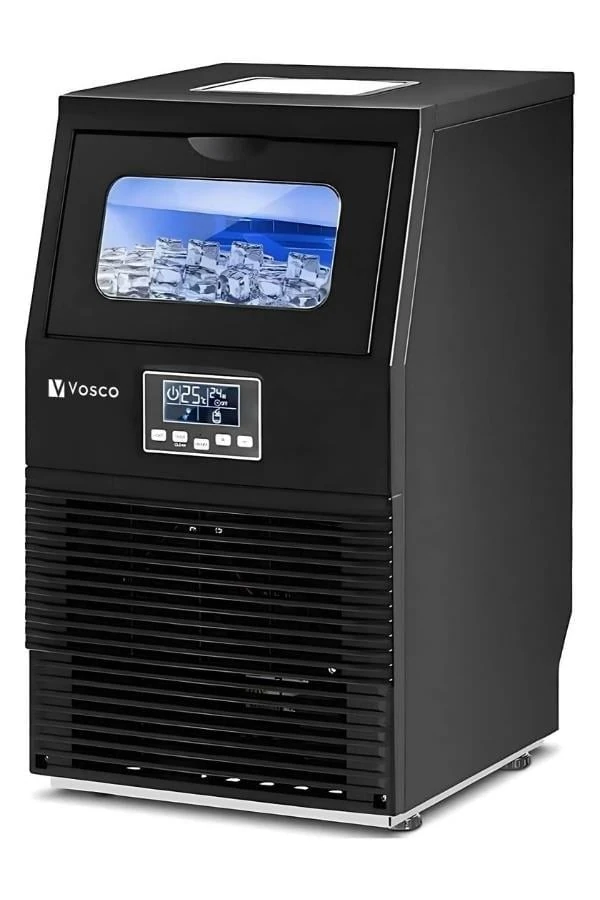 Vosco Buz Makinesi 23 Kg, Siyah