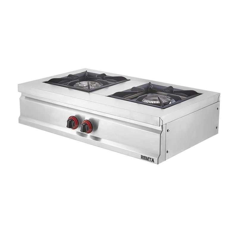 Remta 2 Gözlü Set Üstü Lokanta Ocağı, LPG'li